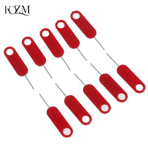 아이폰/아이패드용 Sim 카드 트레이 제거 꺼내기 핀 키 도구, 스테인레스 스틸 바늘, 삼성 기기 부품 액세서리, 10 개입