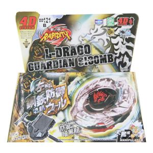 스피닝 탑 메탈 퓨전 어린이 장난감, BB121B L-DRAGO 가디언 S130MB 4D 시스템 스타터 세트, 런처 포함