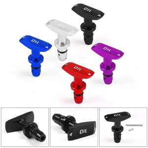 범용 자동차 오일 딥 스틱 당겨 핸들 엔진 오일 당겨 핸들 알루미늄 빌렛 자동 교체 수정 장식 TT 102191