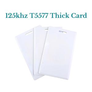 5/10pcs 1.8mm T5577 Em4305 125khz Id 두꺼운 카드 액세스 제어 카드 재기록 가능 쓰기 가능 복사 복제 Keyfob RFID 태그