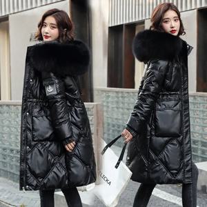 겨울 여성 콜드 코트 파카, 슈퍼 핫 후드 롱 패딩 재킷, 퍼 칼라, 느슨한 한국 패션, 저렴한 도매 재킷