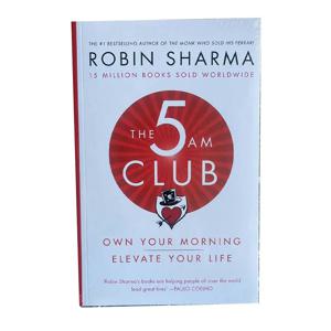 Robin Sharma의 The 5AM Club 당신의 아침을 소유하세요 인생을 향상시키세요 영어 도서