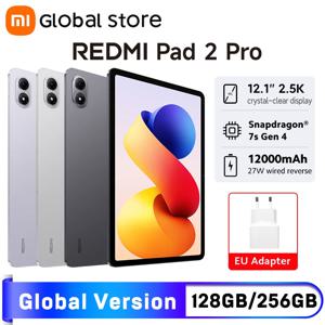 글로벌 버전 샤오미 레드미 패드 2 프로 12.1인치 2.5K 크리스탈 클리어 디스플레이 120Hz 12000mAh 스냅드래곤 7s Gen 4 CPU 33W 고속 충전