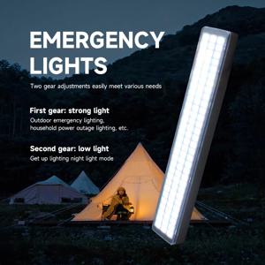 90LED 소방 조명 휴대용 휴대용 LED 비상 조명 벽걸이 형 충전식 홈 작업 램프 정전 전구