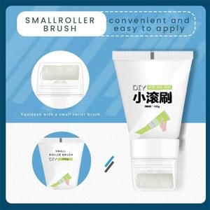 2 IN 1 작은 벽 수리 붙여 넣기 롤러 100g DIY 패치 벽 라텍스 페인트 마른 벽에서 나온 다시 칠하기 브러시 벽 광고 혁신