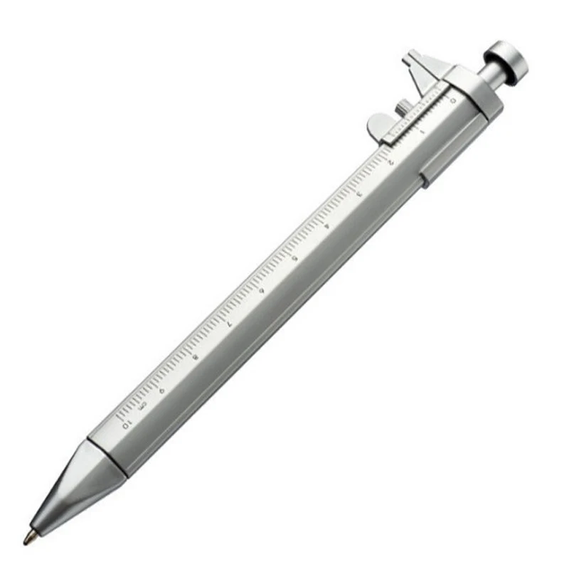 다기능 캘리퍼스 펜 볼펜 0.5mm 볼펜 젤 잉크 펜 버니어 캘리퍼스 롤러 볼펜 창의력 편지지