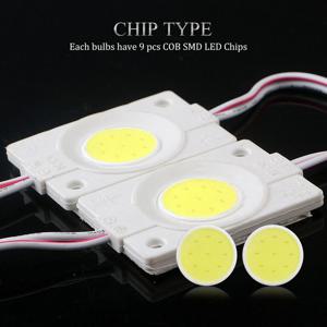 10 개/몫 렌즈 DC12V 광고 빛, 채널 문자에 대 한 Led 백라이트와 새로운 2.4 와트/개 주입 COB LED 모듈