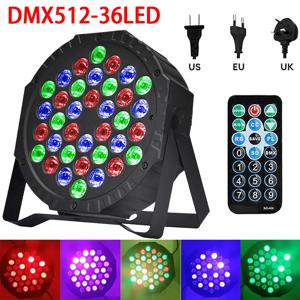 전문 디스코 조명, DMX RGB 36 LED 파 라이트, KTV 바 파티, DJ 무대 조명, LED 프로젝터 램프, 결혼식 생일 크리스마스