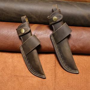 1pc캐주얼 남성용 야외용 박스 나이프 외장 포함, 벨트가 포함된 가죽 나이프 박스, 벨트가 포함된 edknife 세트, 컴팩트 나이프