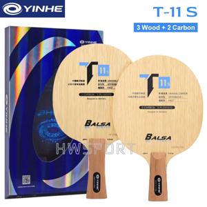YINHE T11S 탁구 블레이드 초경량 탁구 블레이드 5 우드 2 카본 공격 72g