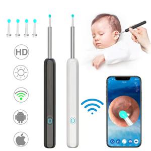 무선 스마트 비주얼 귀 청소기 검 이경 귀 왁스 제거 도구 1296P 카메라 귀 내시경 귀 도구 건강 관리 키트