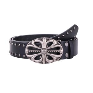 골지 트렌디 벨트 여성은 빈티지 청바지를 입습니다. 세련된 벨트 어두운 바람 장식 벨트