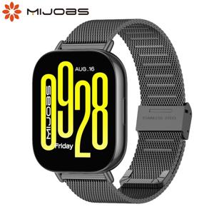 금속 시계 밴드 Xiaomi Redmi Watch 5 Active / 5 Lite 스테인레스 스틸 교체 스트랩 Redmi Watch 5 Lite 손목 팔찌