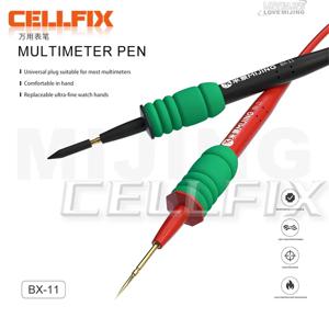 Mijing BX-11 멀티 미터 펜 고정밀 엑스트라 샤프 엑스트라 하드 디지털 미터 포인터 프로브 범용 전압 감지 도구