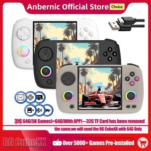 ANBERNIC RG CubeXX 핸드헬드 게임 콘솔 3.95” 720*720 IPS OCA 1:1 화면 3800mAh H700 Linux 시스템 RGCUBEXX TV HD 앱 포함