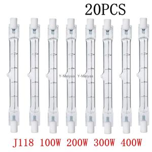 5/10/20개 J118 100W 200W 300W 400W R7S LED 유리관 COB 전구 고출력 옥수수 램프 할로겐 전구 대체 도매