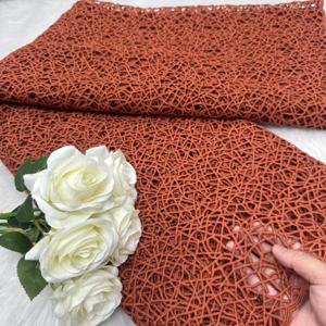 2025년 고품질 나이지리아 레이스 원단, 아프리카 레이스 원단, 밀크 실크 레이스, 기퓌르 코드 레이스 원단 (파티 드레스 재봉용)