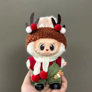 Labubu 인형 축제 의류 의상 Ropa Labubu 인형 액세서리에 대한 크리스마스 새해 장식 옷