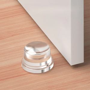 투명 실리콘 도어 스톱퍼 드릴 없음 사무실 홈 안전 보호용 범프 패드 Dodgers Door Stop Home Improvement