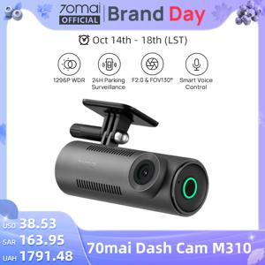 70mai 대시캠 M310 1296P 야간 투시 F2.0 조리개 70mai M310 차량용 블랙박스 24시간 주차 감시 WIFI 및 앱 제어