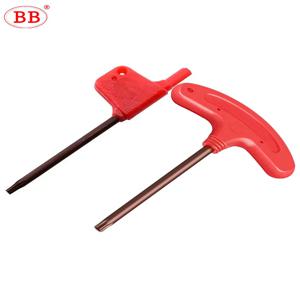 BB 6 로브 렌치 Torx 키 T6 T8 T9 T10 T15 T20 CNC Lath 도구 홀더 CNC 기계 나사 T 핸들 플래그 스패너 박스 엔드 10pcs