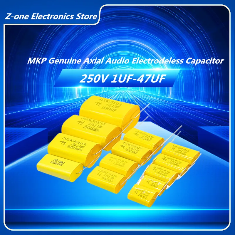 10PCS MKP Higt 품질 축 오디오 무 전극 커패시터 250V 1 미크로포맷 1.5 1.8 2.2 2.7 3.3 4.7 5.6 6.8 미크로포맷 8.2 10 12 15 20 22 33 47 미크로포맷