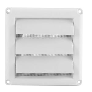 1pc 통풍구 6 인치 플라스틱 단일 레이어 리턴 공기 셔터 통풍구 내구성 20*20cm 배기 팬 통풍구 콘센트