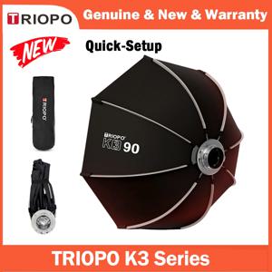 TRIOPO K3 Series 시리즈 빠른 설정 팔각형 소프트박스 보웬스 마운트, Sokani X100 X60 Mini Aputure 300c 200xS Godox LED 비디오 라이트