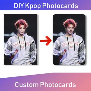 30-100 Pcs 사용자 정의 Kpop Photocards Lomo 카드 사진 비즈니스 K-pop Photocard 카드