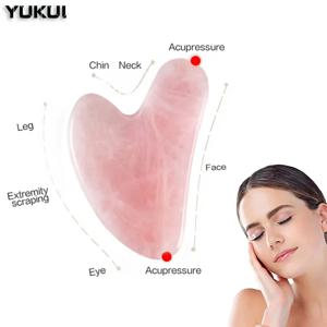 구아샤 아름다운 마사지 도구, 밀랍 스크래핑, 얼굴 마사지 스크레이퍼, 침술 구아샤, 눈 얼굴 보드 스파