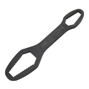 블랙 다기능 더블 엔드 박스 렌치, 육각 더블 엔드 솔리드 렌치 나사 및 너트 공구, 다양한 직경, 8-22