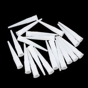 20pcs 유니버설 코킹 건 노즐 플라스틱 유리 접착제 노즐 실란트 실리콘 코킹 팁 입 홈 건설 도구
