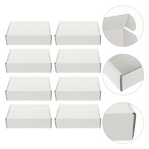 20 Pcs 양면 흰색 F2 비행기 상자 삼중층 골판지 종이 익스프레스 포장 재사용 가능한 배송 이동 저장 상자