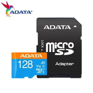 ADATA A1 V10 microSD 카드 32GB 64GB 128GB 256GB 전화 저장용 기존 클래스 10 메모리 카드 어댑터가있는 플래시 TF 카드