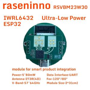 Raseninno 물체 감지 센서, ESP32 로봇 저전력 RSVBM23W30 초인종, 사람 존재 모션 추적, 스마트 라이프 홈