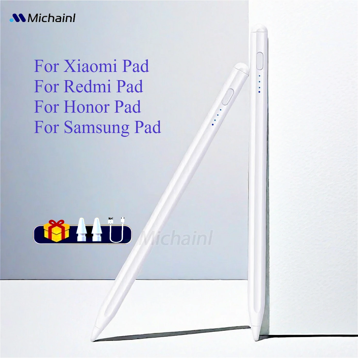 Xiaomi Pad 6 스타일러스 펜, 손바닥 거부 기울기가 없는 삼성 패드용, 모든 안드로이드 태블릿 폰 펜용 Honor Redmi 패드 펜용