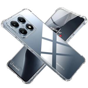 Xiaomi 14T Pro 보호 커버 용 4 코너 충격 방지 TPU 케이스 Xiaomi 14 13 Lite 13T Transparent Capa Fundas Coque