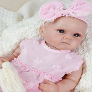 JOYORA 중생 인형 D 피부 보이는 정맥 실물 같은 성인 선물 소녀 크리스마스 선물 고품질 수제 인형 부활절 선물 장난감