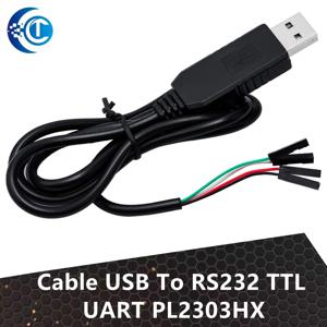 1PCS USB-COM 모듈 케이블: PL2303HX가 포함된 USB-RS232 TTL UART 자동 변환기