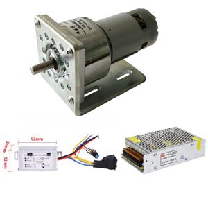 60GA775F DC 감속 기어 모터 12V 24V 마이크로 기어 저속 고 토크 속도 조절 정방향 및 역방향 소형 모터