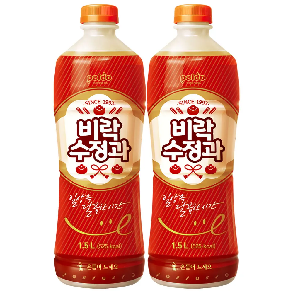 팔도 비락수정과 1.5L 2개