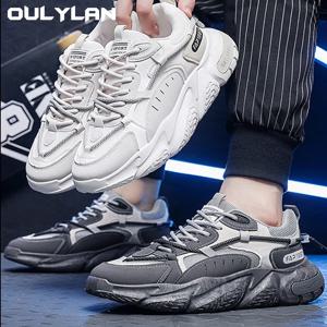 Oulylan 2025 남성 운동화 테니스 신발 남성용 캐주얼 스포츠 신발 봄 가을 남성 통기성 내마 모성 운동화