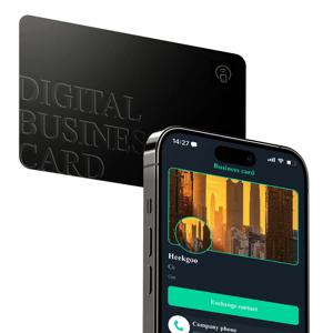 NFC 명함 빠른 읽기 스마트 명함 디지털 명함 비접촉식 비즈니스 선물 사회적 인식 카드