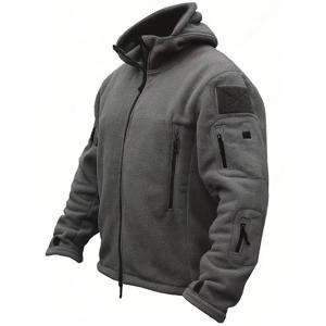 남자 미국 군사 겨울 열 양털 전술 재킷 야외 스포츠 후드 코트 Militar Softshell 하이킹 야외 육군 재킷