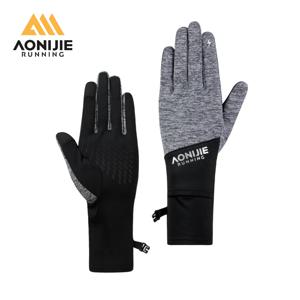 AONIJIE M61 트레일 러닝 장갑(시계 가시성 구멍 포함) 산악 하이킹 사이클링 자전거용 통기성 경량