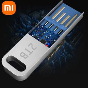 샤오미 2TB USB 3.2 플래시 드라이브 고속 휴대폰 데이터 전송 휴대용 메탈 U 디스크 타입C 메모리 스틱 방수 SSD 저장 장치 PC