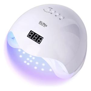 48W 네일 건조기 젤 매니큐어 경화 LED 자외선 4개 타이머 자동 센서 LCD 디스플레이 전문 네일 아트 도구