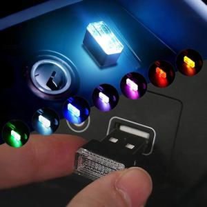 미니 USB LED 자동차 조명 - 자동 인테리어 USB 분위기 조명, 플러그 앤 플레이 장식 램프, 비상 조명, Stonego USB 램프