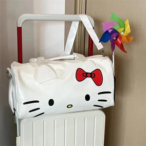 헬로키티 여행 가방 학생 기숙사 휴대용 수납 가방 경량 대용량 캐리어 수트케이스