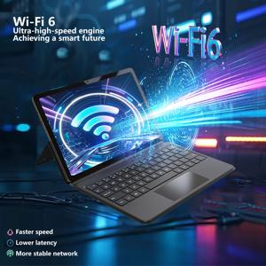 BNCF 신제품 11 Win11 2-in-1 태블릿 12GB LPDDR5+256/512GB NVMe SSD 11인치 노트북 AlderLake N150 CPU Wi-Fi 6 BT 5.0 노트북